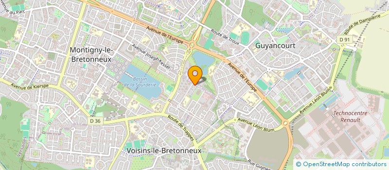 localisation de l'entreprise MADAME ZOE RODIER  VOISINS-LE-BRETONNEUX