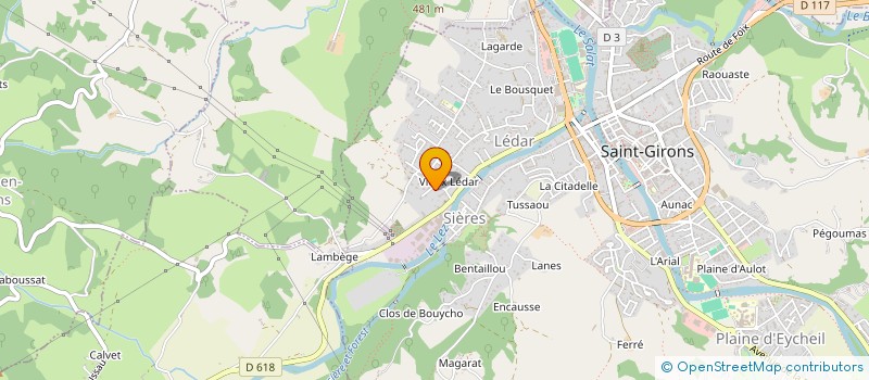 localisation de l'entreprise MADAME ZOE SAINT-GERMES à SAINT-GIRONS