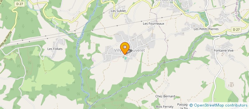 localisation de l'entreprise MADAME ZOE SALLIN à VILLY-LE-BOUVERET