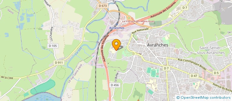 localisation de l'entreprise MADAME ZOE SCOTT  AVRANCHES