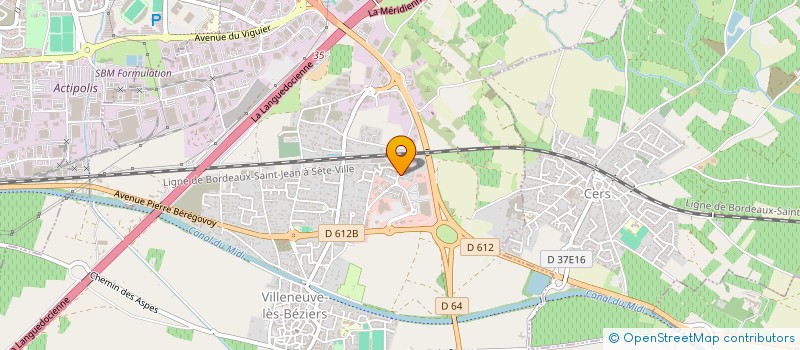 localisation de l'entreprise MADAME ZOE SERVEL à VILLENEUVE-LES-BEZIERS