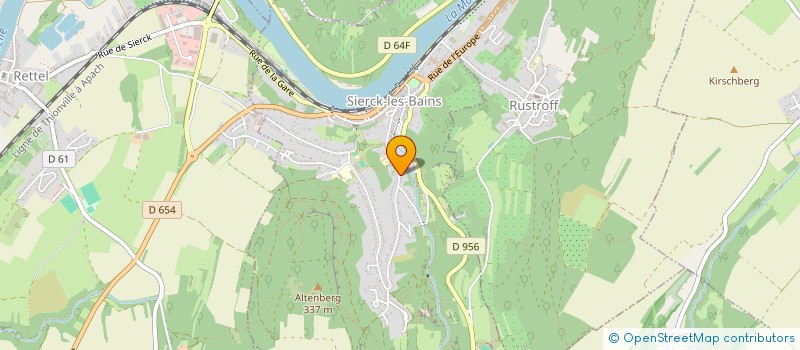 localisation de l'entreprise MADAME ZOE SONDAG  SIERCK-LES-BAINS