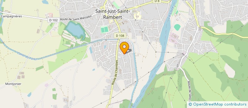 localisation de l'entreprise MADAME ZOE SOULAS  SAINT-JUST-SAINT-RAMBERT