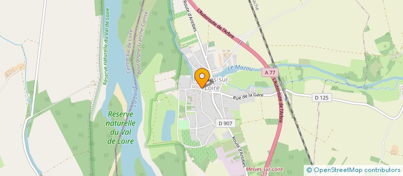 localisation de l'entreprise MADAME ZOE STEINMETZ à MESVES-SUR-LOIRE