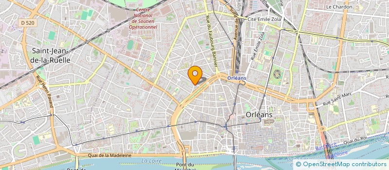 localisation de l'entreprise MADAME ZOE STINAT  ORLEANS