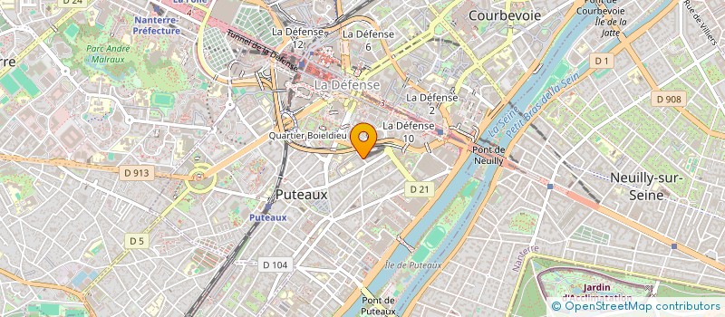 localisation de l'entreprise MADAME ZOE TELLIER  PUTEAUX