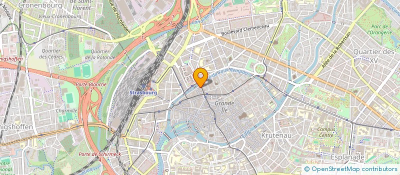 localisation de l'entreprise MADAME ZOE TESTARD à STRASBOURG