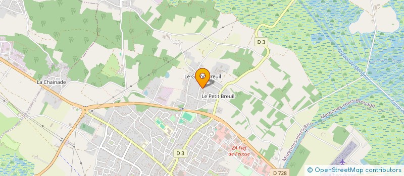 localisation de l'entreprise MADAME ZOE THESMIER  MARENNES-HIERS-BROUAGE