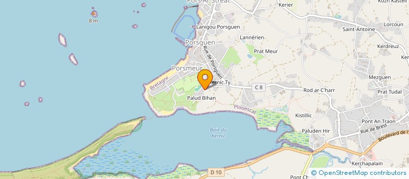 localisation de l'entreprise MADAME ZOE THOMAS  PLOUESCAT