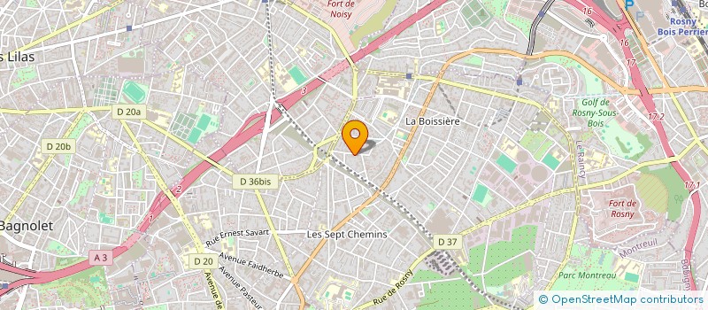 localisation de l'entreprise MADAME ZOE TOWNLEY à MONTREUIL