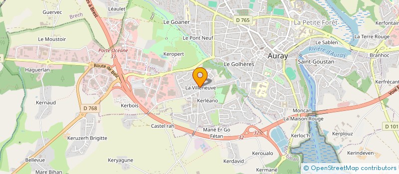 localisation de l'entreprise MADAME ZOE TRIFAULT à AURAY