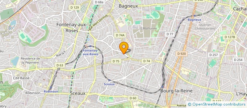 localisation de l'entreprise MADAME ZOE TURCIN à FONTENAY-AUX-ROSES