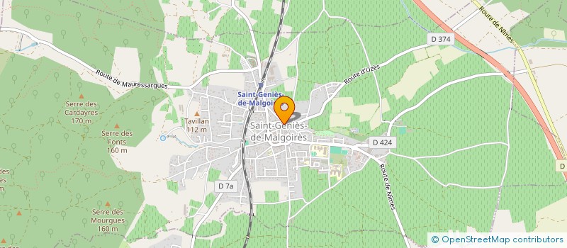 localisation de l'entreprise MADAME ZOE TYRELLA BRITTON  SAINT-GENIES-DE-MALGOIRES