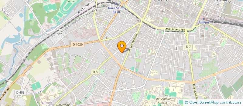 localisation de l'entreprise MADAME ZOE VAUDOU  AMIENS