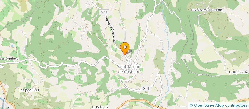 localisation de l'entreprise MADAME ZOE VLAHAVAS  SAINT-MARTIN-DE-CASTILLON