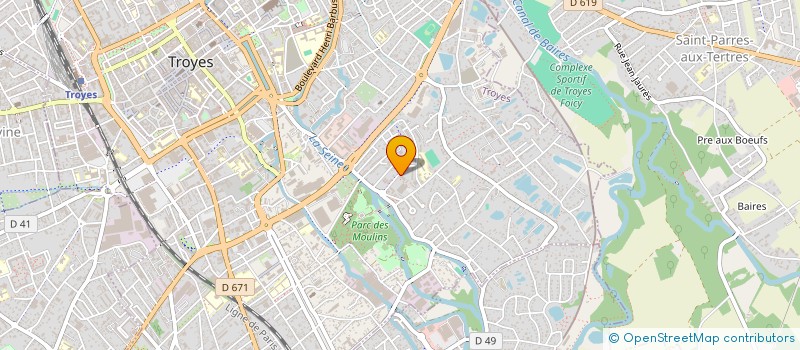 localisation de l'entreprise MADAME ZOE WANRZYNIAK  TROYES