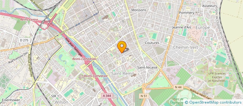 localisation de l'entreprise MADAME ZOE WATELET  REIMS