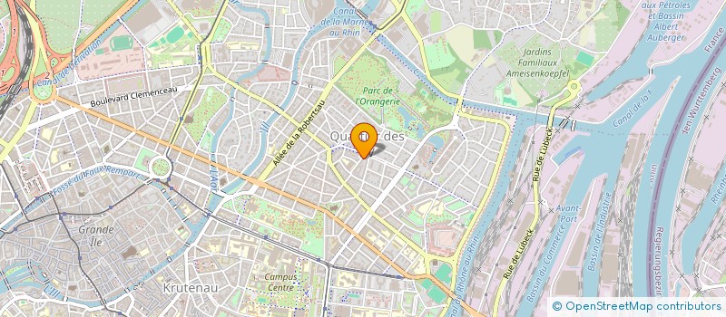 localisation de l'entreprise MADAME ZOE YOUCEF-BORNEQUE à STRASBOURG