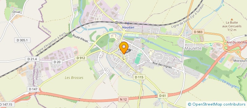 localisation de l'entreprise MADAME ZOE ZOE LE BRAS  HOUDAN