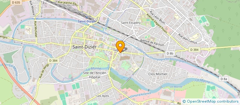 localisation de l'entreprise MADAME ZOELIE DHYEVRE à SAINT-DIZIER
