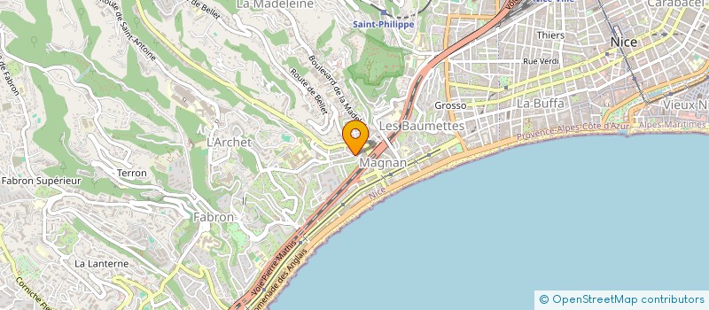 localisation de l'entreprise MADAME ZOELINIRINA BACHASSE  NICE