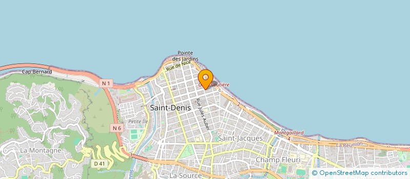 localisation de l'entreprise MADAME ZOHORAKATOUN MERALLI BALLOU  SAINT-DENIS