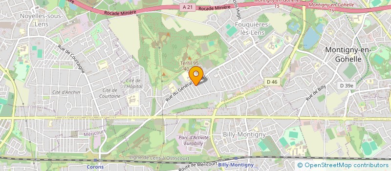 localisation de l'entreprise MADAME ZOHRA AKADDAR  FOUQUIERES-LES-LENS