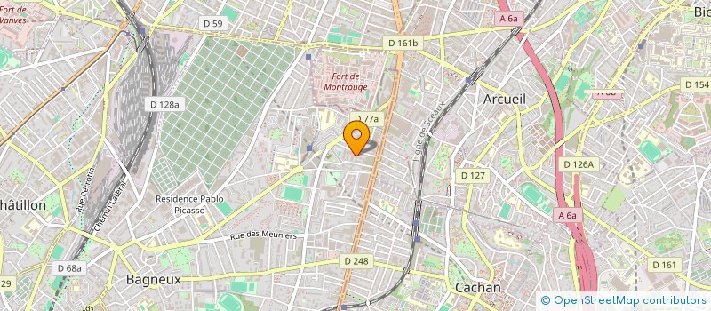 localisation de l'entreprise MADAME ZOHRA AMMALI à BAGNEUX