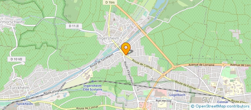 localisation de l'entreprise MADAME ZOHRA AYDIN  INGERSHEIM