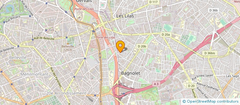 localisation de l'entreprise MADAME ZOHRA BANI à BAGNOLET