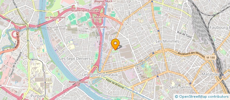 localisation de l'entreprise MADAME ZOHRA BEKHTARI à TOULOUSE