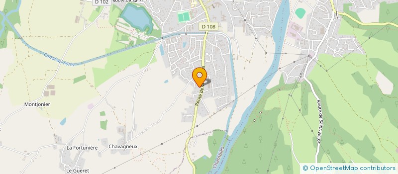 localisation de l'entreprise MADAME ZOHRA BELHENA  SAINT-JUST-SAINT-RAMBERT