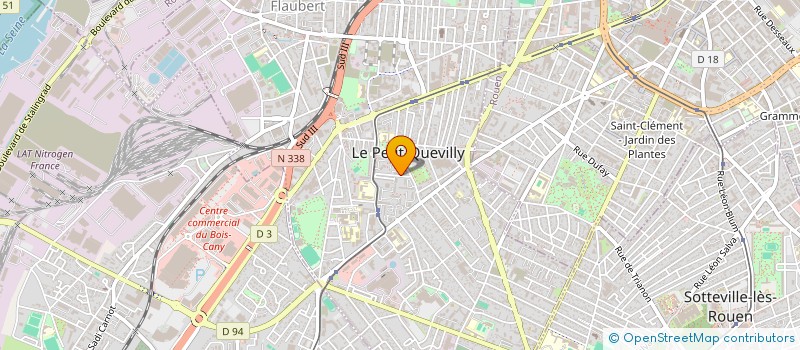 localisation de l'entreprise MADAME ZOHRA BELKHIR à LE PETIT-QUEVILLY