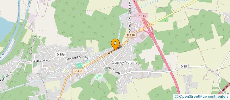 localisation de l'entreprise MADAME ZOHRA BEN CHROUDA  QUINCY-VOISINS