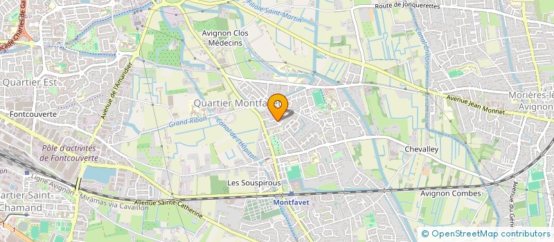 localisation de l'entreprise MADAME ZOHRA BENCHAOUCH  AVIGNON