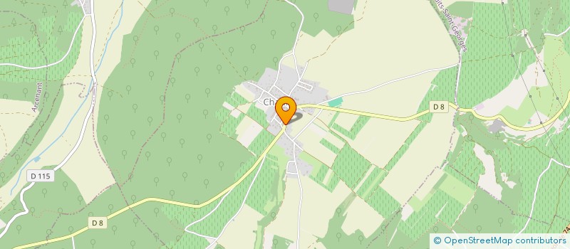 localisation de l'entreprise MADAME ZOHRA BENDAHMANE  CHAUX