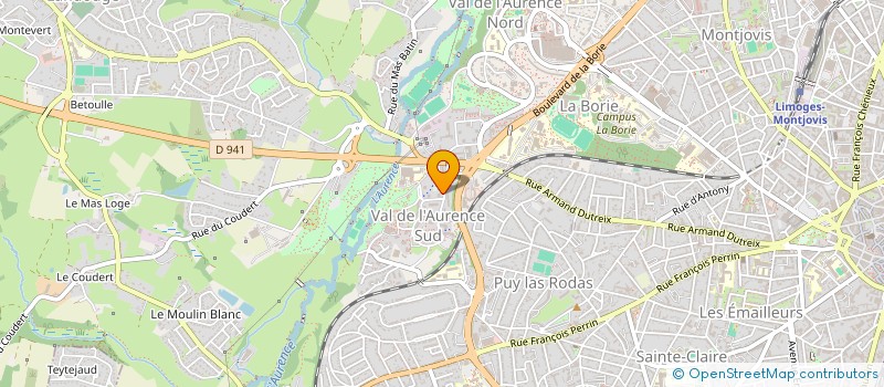 localisation de l'entreprise MADAME ZOHRA BENKERROUM à LIMOGES