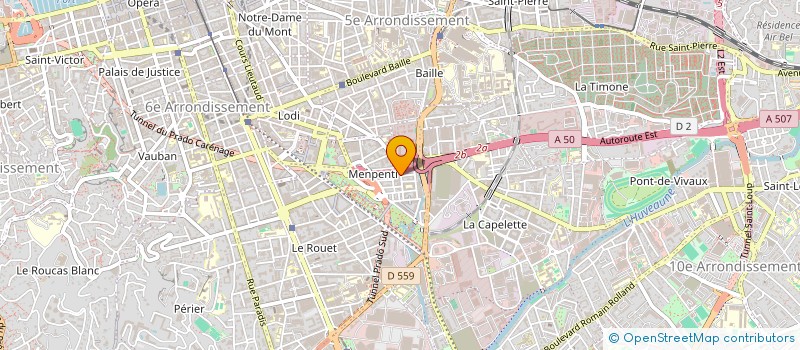 localisation de l'entreprise MADAME ZOHRA BOUBEKEUR  MARSEILLE