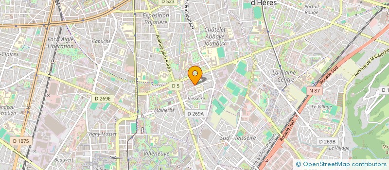 localisation de l'entreprise MADAME ZOHRA BOUHADJAR à GRENOBLE