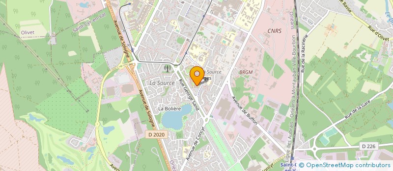localisation de l'entreprise MADAME ZOHRA BOULAALAM à ORLEANS