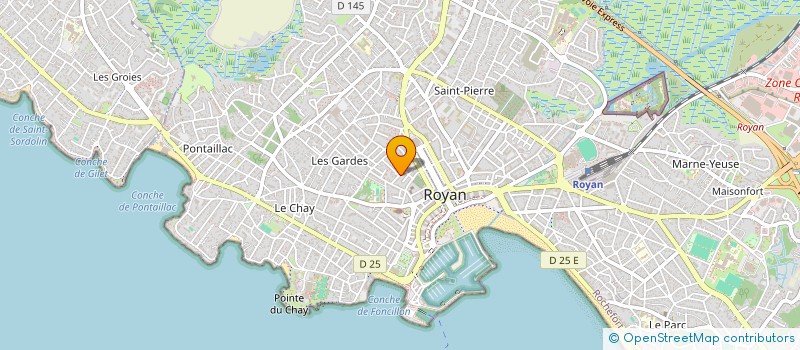 localisation de l'entreprise MADAME ZOHRA BOUZIANE  ROYAN