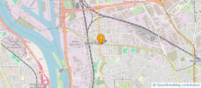 localisation de l'entreprise MADAME ZOHRA DADDA  SAINT-FONS