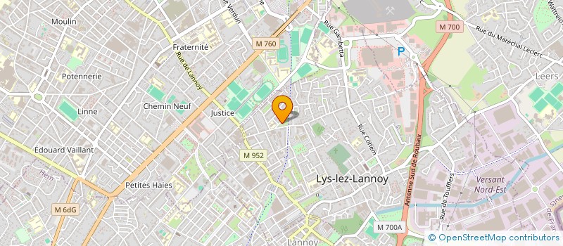 localisation de l'entreprise MADAME ZOHRA DHAB  LYS-LEZ-LANNOY
