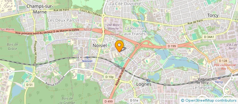 localisation de l'entreprise MADAME ZOHRA ELKHIA à NOISIEL