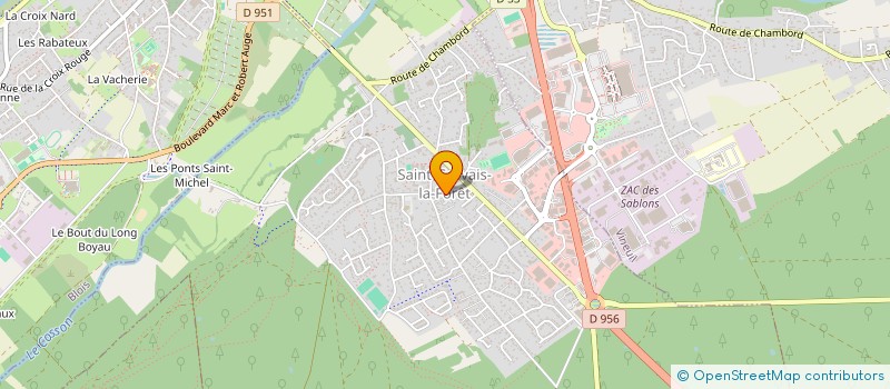 localisation de l'entreprise MADAME ZOHRA FARAH  SAINT-GERVAIS-LA-FORET