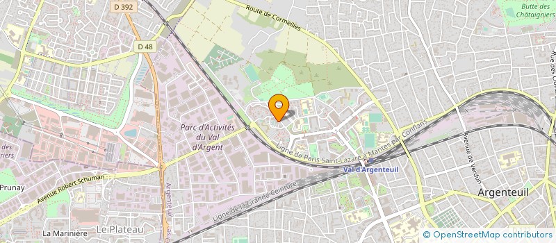 localisation de l'entreprise MADAME ZOHRA GHANDRI à ARGENTEUIL