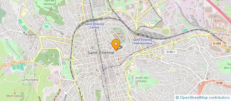 localisation de l'entreprise MADAME ZOHRA HAMEL  SAINT-ETIENNE