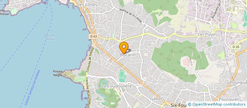 localisation de l'entreprise MADAME ZOHRA HARBI à SIX-FOURS-LES-PLAGES