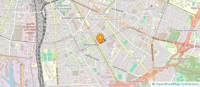 localisation de l'entreprise MADAME ZOHRA KEMIRI  LYON