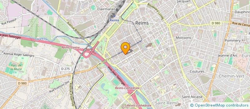 localisation de l'entreprise MADAME ZOHRA KOULAL  REIMS